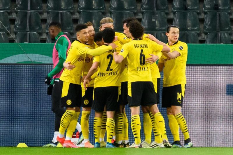 德国杯-哈兰德失单刀桑乔制胜 多特1-0门兴进4强