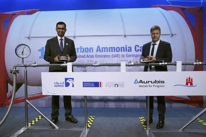 缓解能源危机 德国接收首批阿联酋氢