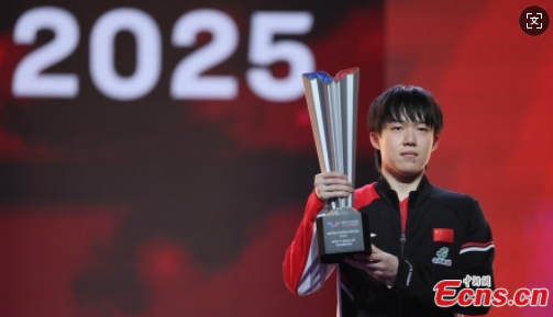 Wang Chuqin wins men's singles gold at WTT U.S. Smash