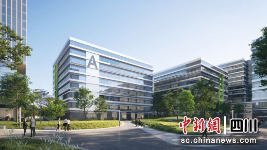 成都高新区“工业上楼”标杆项目芯光智造园即将开建。(效果图)成都高新区供图 成都高新区“工业上楼”标杆项目芯光智造园即将开建。(效果图)成都高新区供图